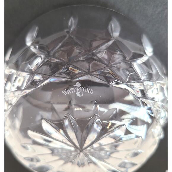 Waterford Cut Crystal Open Sugar and Creamer Set Lismore Pattern CIB - Picture 7 of 10